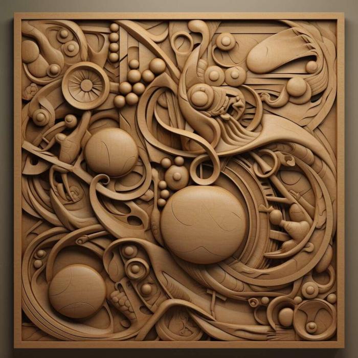 نموذج ثلاثي الأبعاد لآلة CNC 3D Art 